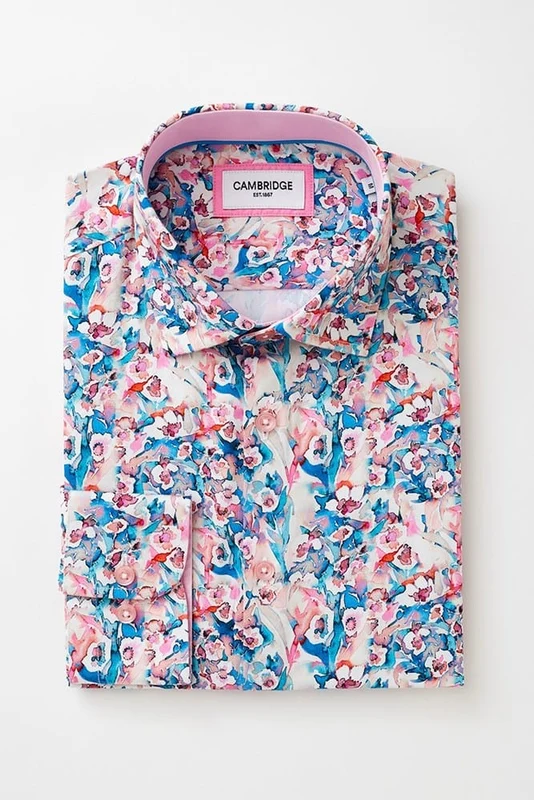 Cambridge Mens Sorrento Shirt - Multi Multi / 4XL