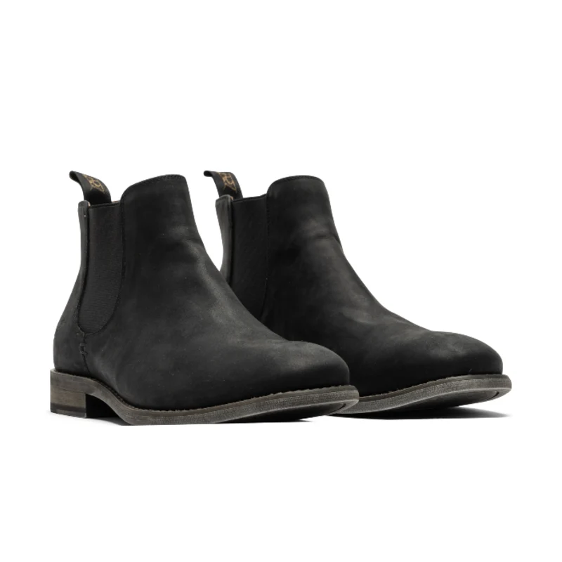 Rodd & Gunn Ealing Mens Leather Chelsea Boot - Nero EU 44