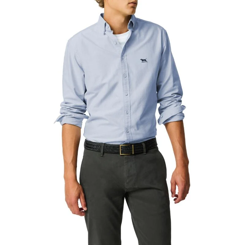 Rodd & Gunn Gunn Oxford Mens Sports Fit Shirt - Arctic Medium
