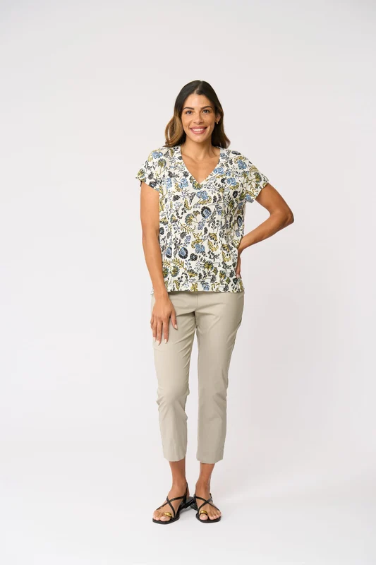 Foil Womens Fuss Free Capri - Barley Barley / 14