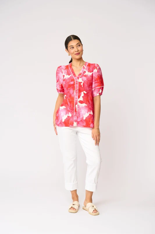 Foil Womens Trim and Proper Blouse Fantasia / 12