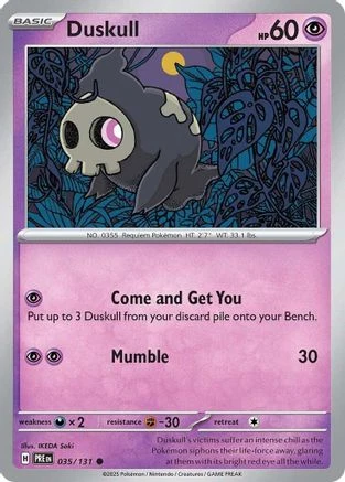Duskull (35/131) [SV Prismatic Evolutions] Near Mint