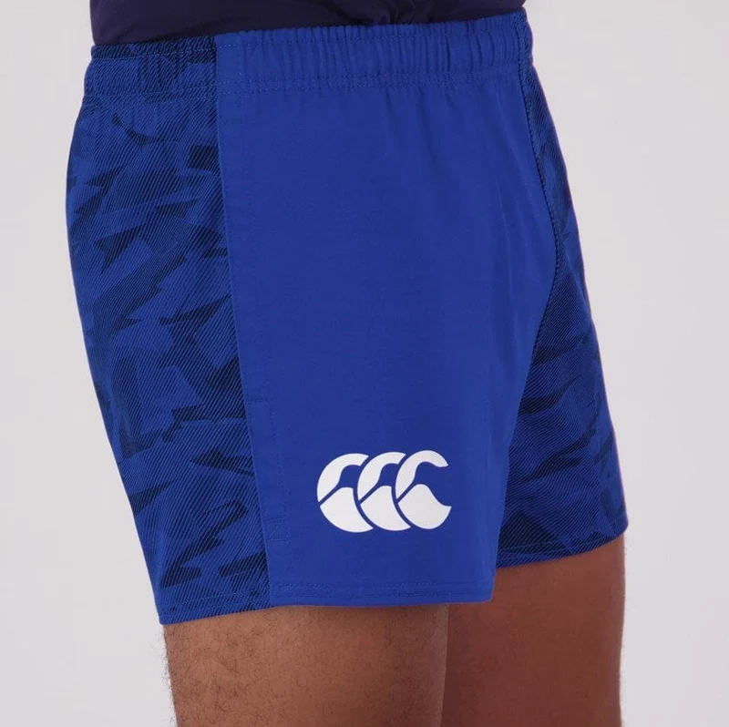 Canterbury Mens Camo 3" Harlequin Short Princess Blue / 36