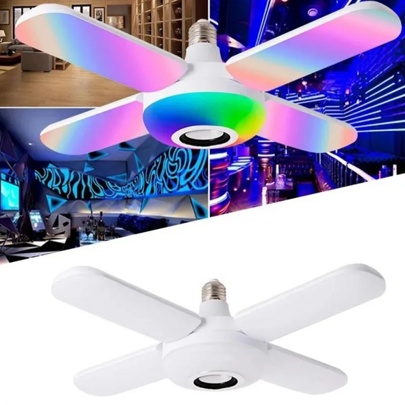 Lâmpada Dobrável Led Alto-Falante Bluetooth: Toca Som Bivolt!