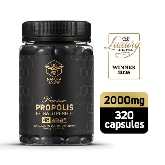 Manuka South Extra Strength 2000mg Propolis with polyphenol flavonoid antioxidant immunity anti-inflammation 320s