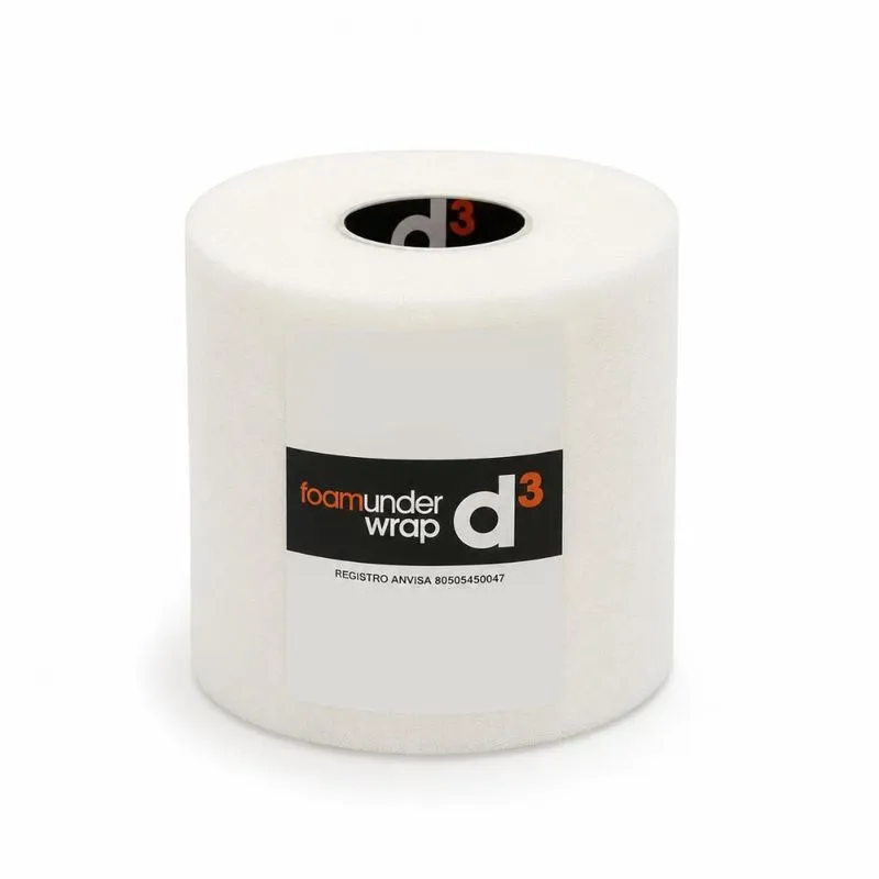 Bandagem Espuma Pre-Tape Foam Underwrap D3 7cm x 27m Branco