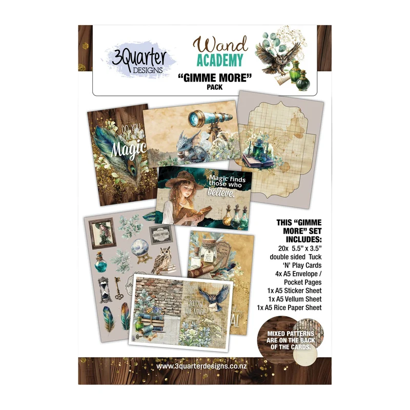 3 Quarter Designs Gimme More Pack - Wand Academy