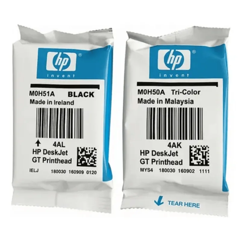 Cabeça De Impressao Hp M0h50 51 Kit Preta E Color