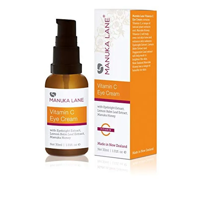 Vitamina C Creme Para Os Olhos Com Extrato De Folha De Erva-cidreira, Manuka H