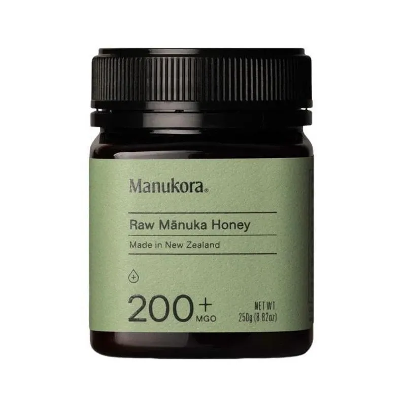 Manukora Raw Mel Mgo 200+ Non-gmo Mel Da Nova Zelândia 250g