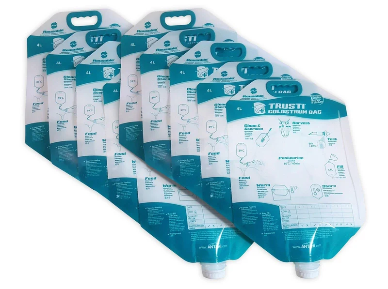 Shoof Trusti Colostrum Bags for Calves 4 Litre 10 Pack / One Colour