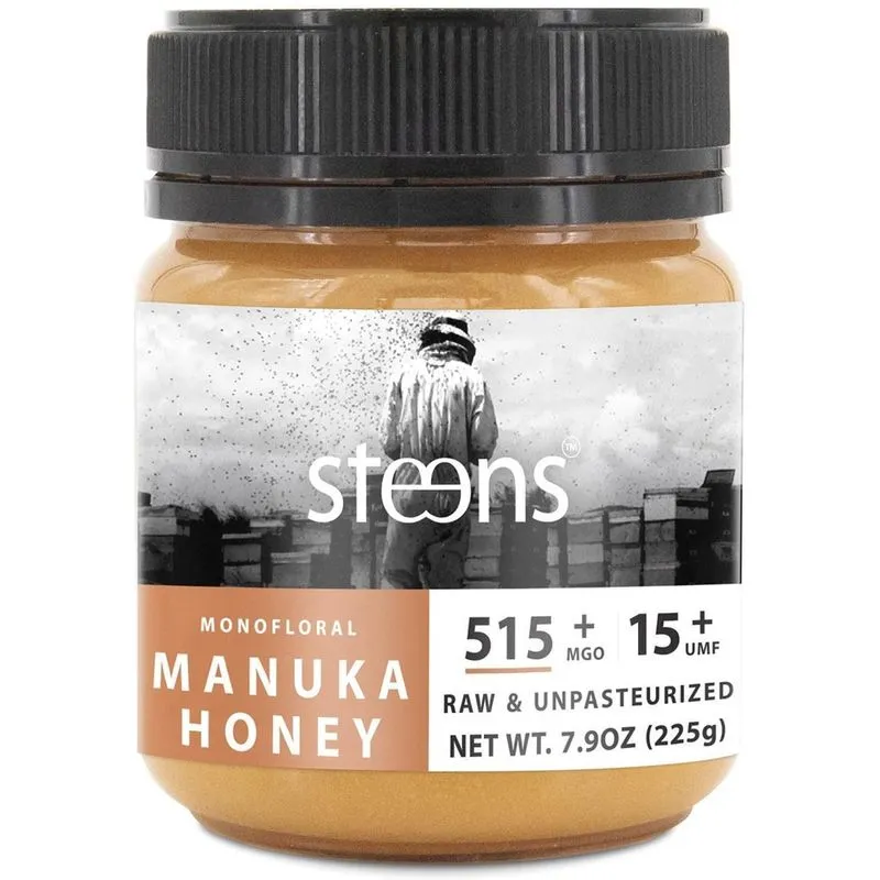 Steens Manuka Honey Mgo 515 + Mel Da Nova Zelândia - 225G