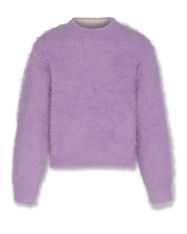 AO76 LAVENDER BRUSHED KNIT SWEATER 12