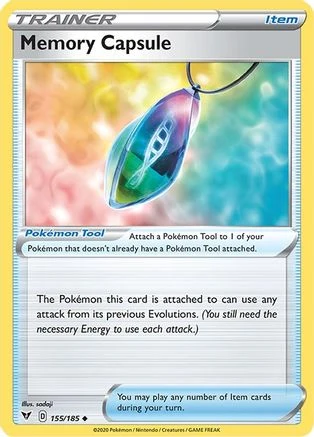 Memory Capsule (155/185) [VIV SWSH04 Vivid Voltage] Moderately Played Reverse Holofoil