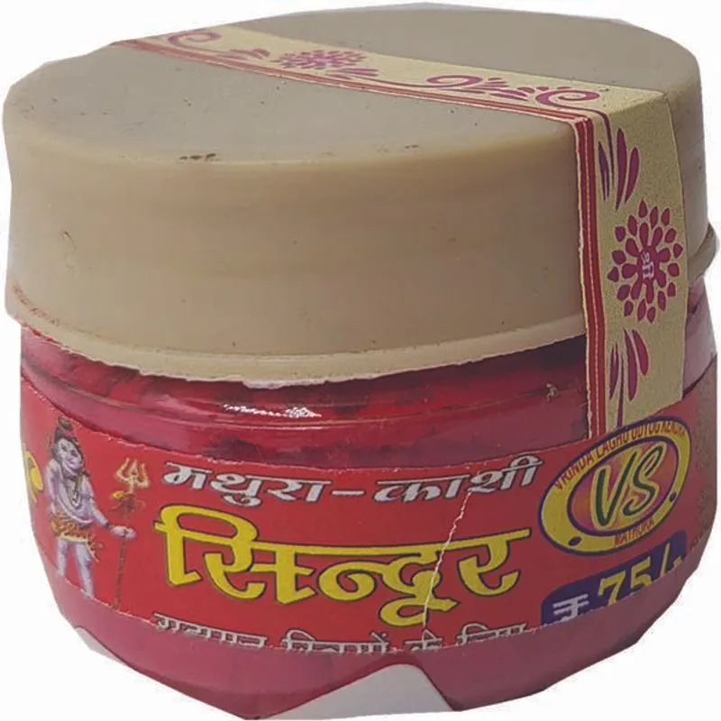 Kumkum Indiano Natural Para Maquiagem Tilaka 40g