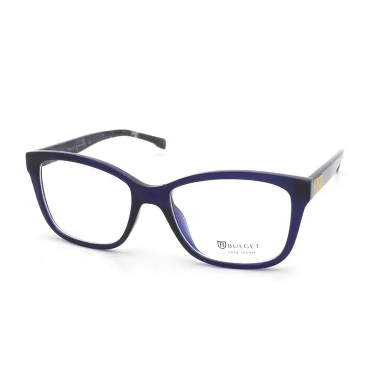Óculos Armação Bulget Bg4076 T03 Azul Escuro Translucido