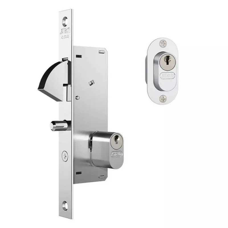 Fechadura Stam Porta De Correr 940 Inox 1 Peça