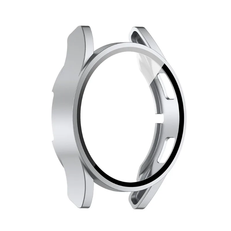 Para Samsung Galaxy Watch 4 Screen Protector Case 44mm Película Protetora De Vidro Temperado E Capa Do Relógio Pc