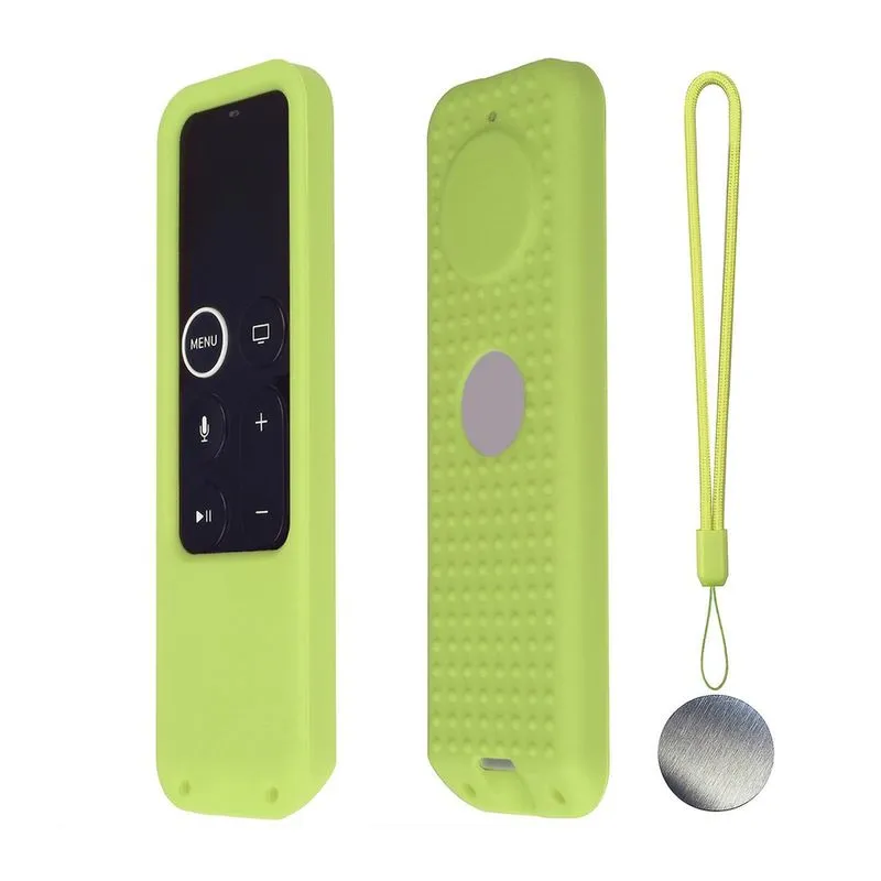Capa protetora de silicone à prova de choque de controle remoto para Apple TV Siri