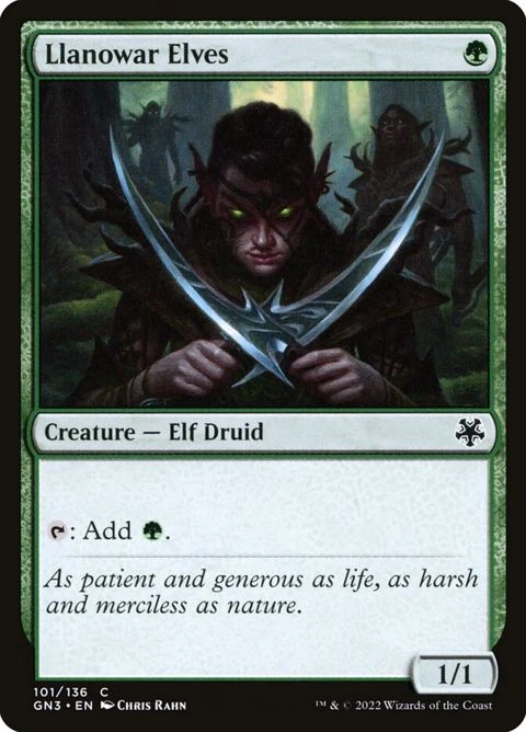 Llanowar Elves (101) Non-Foil / Near Mint