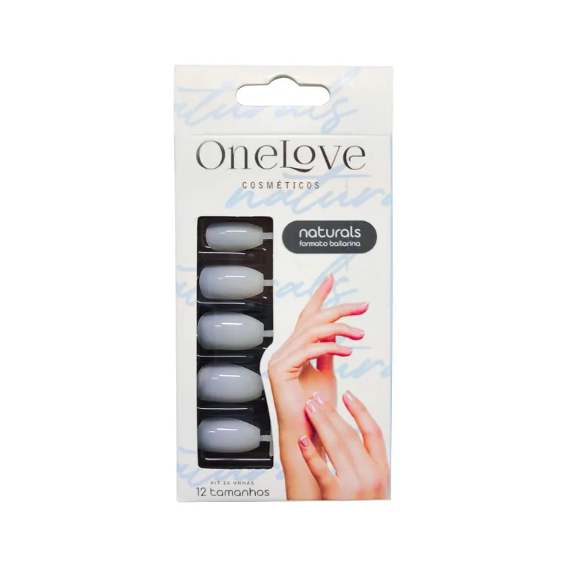 Unha Postiça One Love Naturals Bailarina 24 Unidades Unha Postica One Love Naturals Bailarina 24 Unidades
