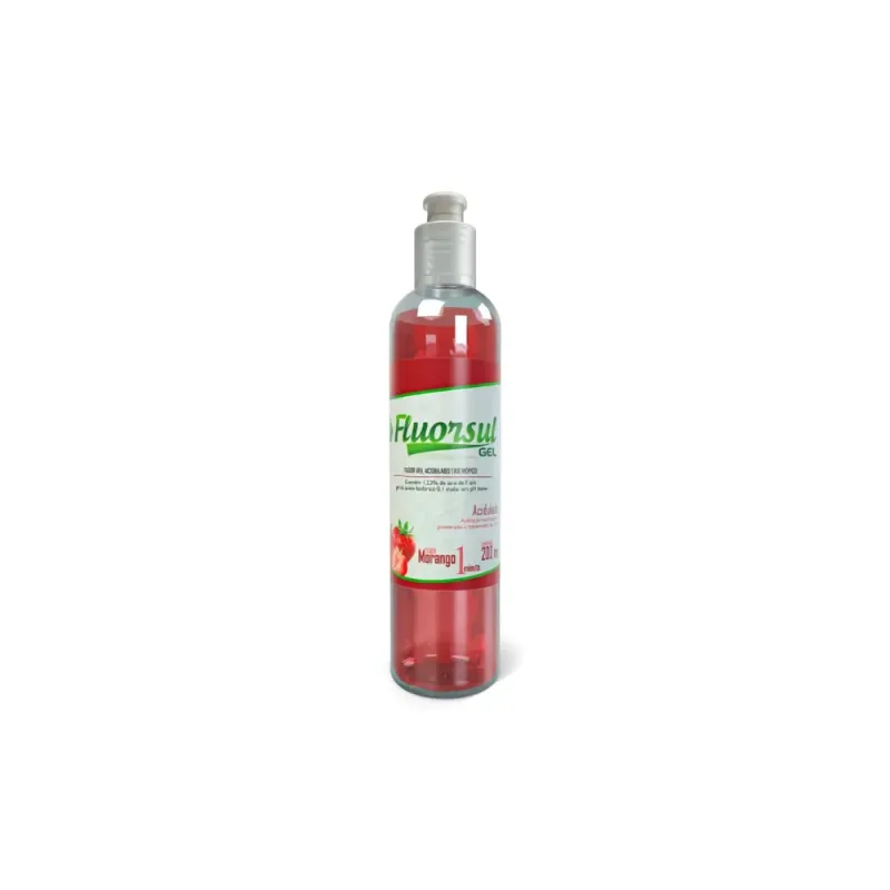 Fluorsul GEL Acid.morango 200 ML - Iodontosul
