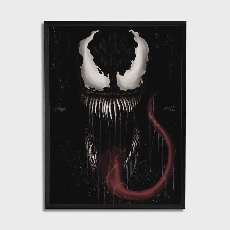 Quadro Decorativo VEnom Preto By Baals - A3
