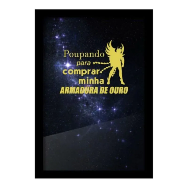 Quadro Porta Dinheiro CDZ Armadura de Ouro - Beek