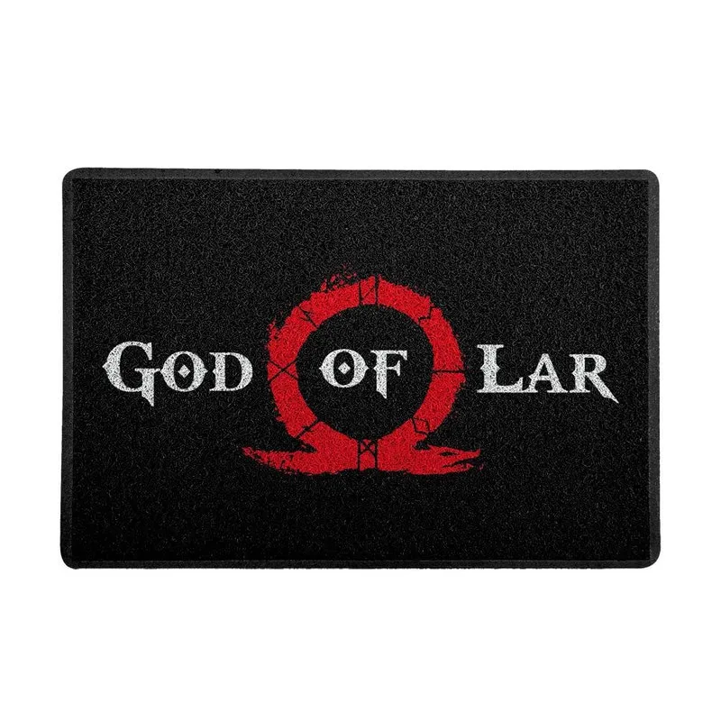Capacho 60X40Cm God Of Lar - Preto