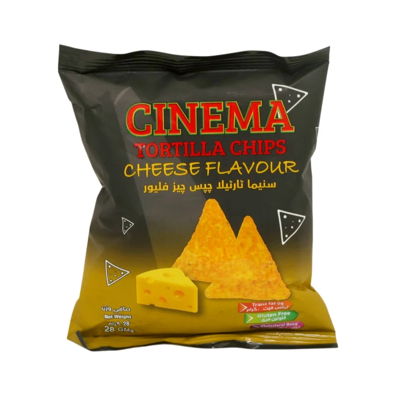 CINEMA TORTILLA CHIPS CHEESE FLAVOUR 28 GM