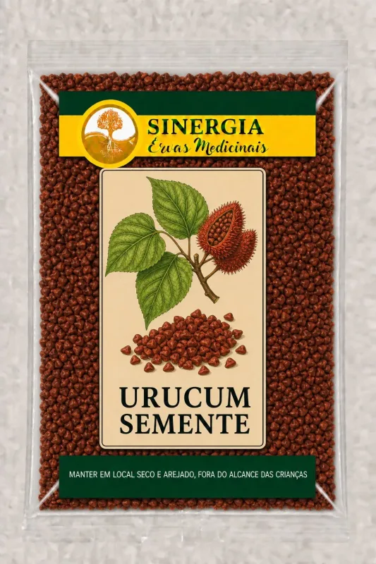 URUCUM SEMENTE 50G - Sinergia Ervas Medicinais