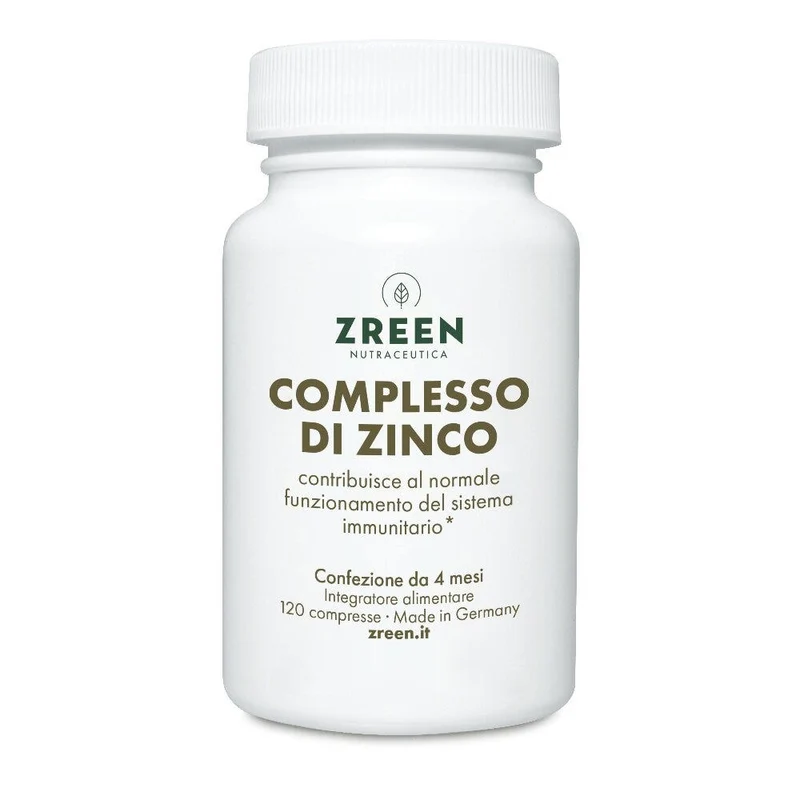 Zreen complesso di zinco 120 compresse