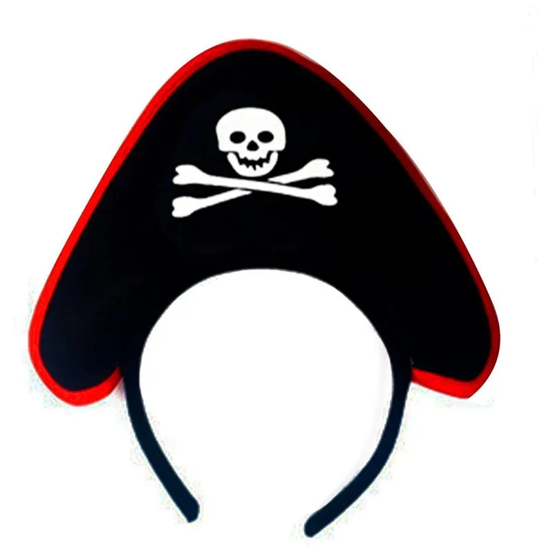 Tiara Arco Mini Chapéu Pirata Carnaval Fantasia Halloween