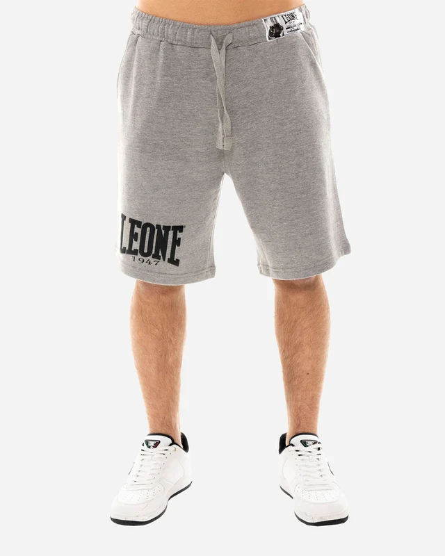 SHORT LEONE FNG RELAXED BIG LOGO NERO 05 / L