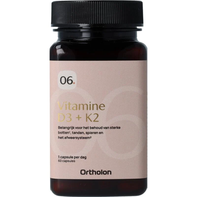 Ortholon Vitamine d3 + k2 60 capsules