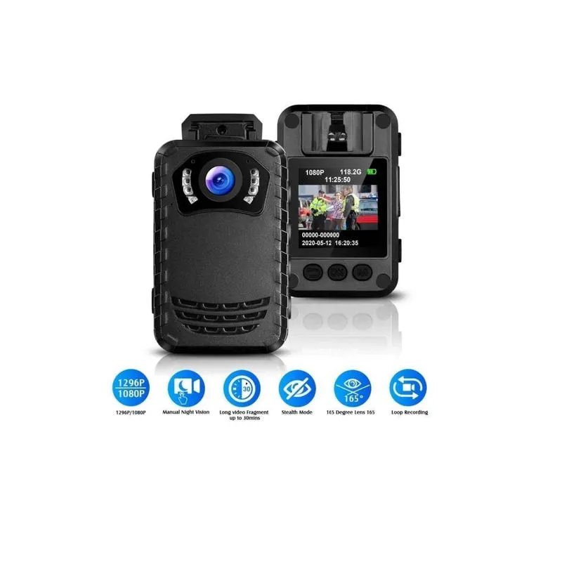 Câmera Bodycam Corporal Hd 1080p Noturna Inflavermelha