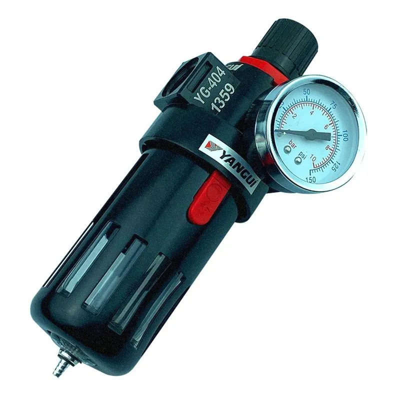 Filtro Eliminador Regulador Ar Agua Oleo Compressor 1/2 Pol