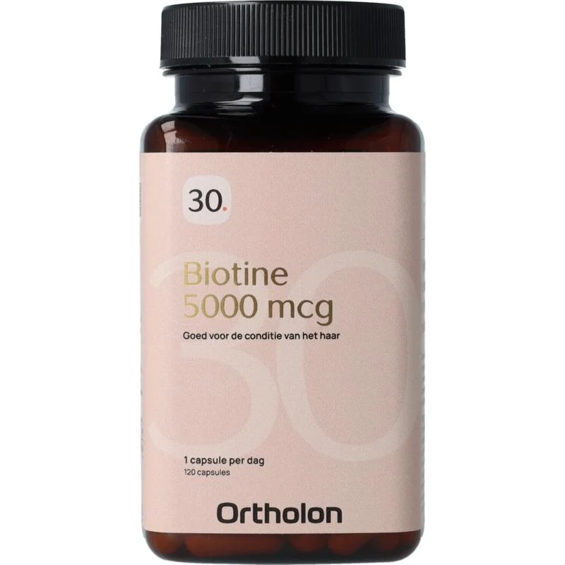 Ortholon Biotine 5000 mcg 120 capsules