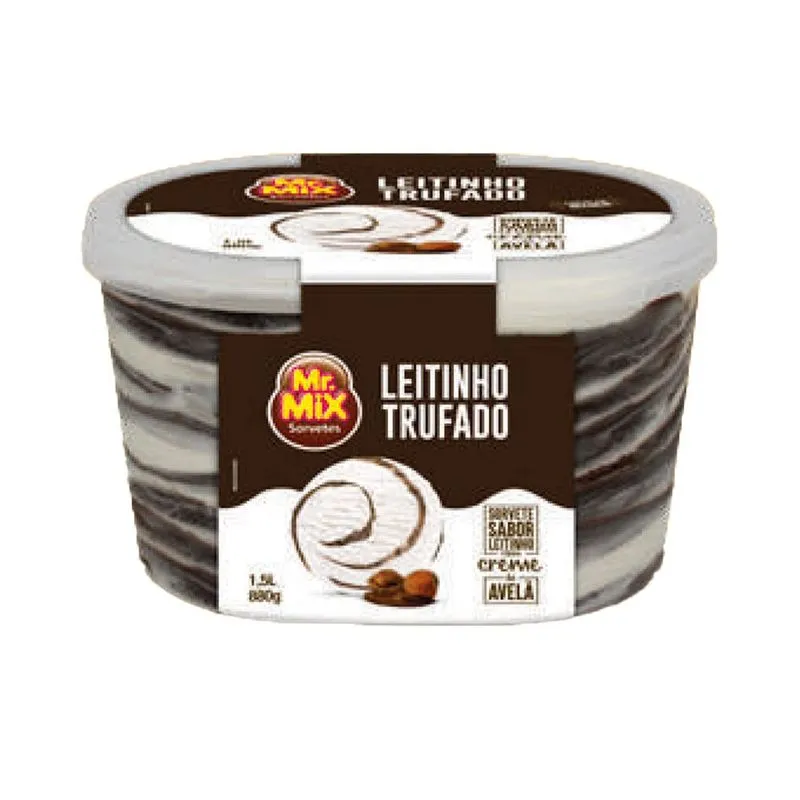 Sorvete Mr Mix Leitinho Trufado 1,5l