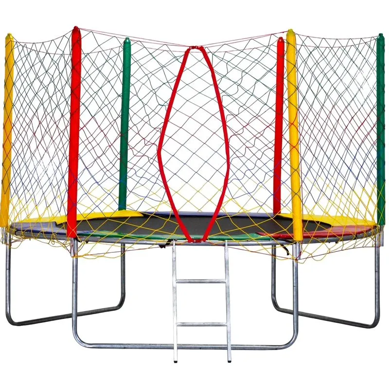 Cama Elástica Pula Pula 2,44 m Colorida 100% Nacional - Suporta 175 kg