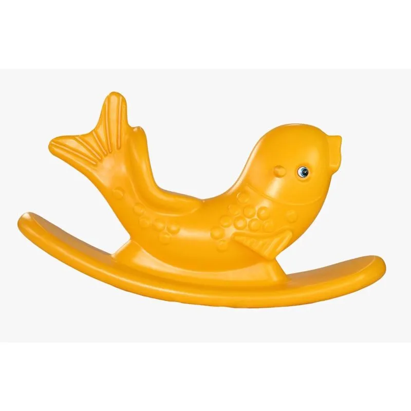 Gangorra Infantil Peixe Amarelo Para Crianças e Bebês