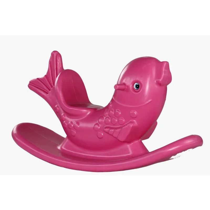 Gangorra Infantil Peixe Rosa Para Crianças e Bebês