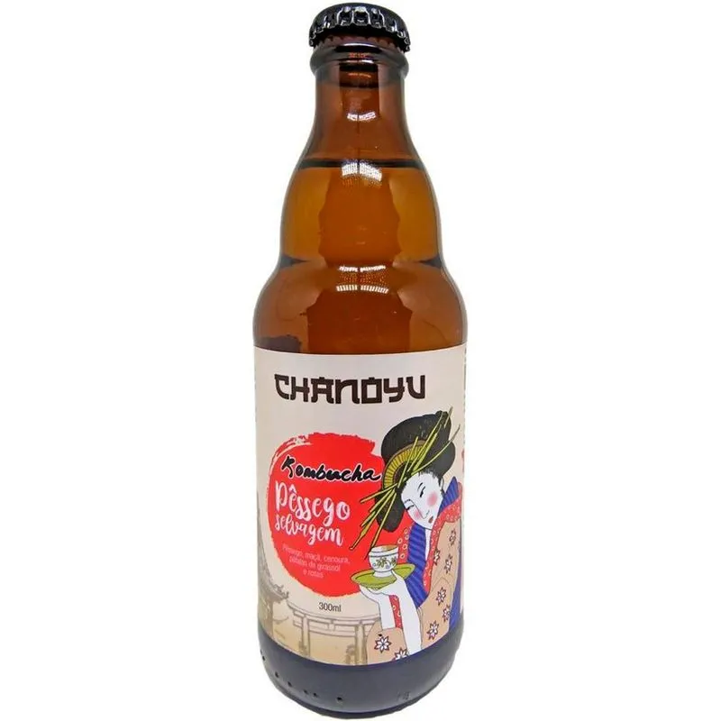 KOMBUCHA CHANOYU PESSEGO SELVAGEM 440ML