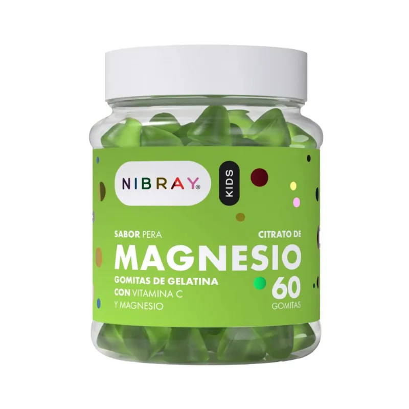 Citrato de Magnesio con Vitamina C para Niños en Gomitas Nibray Kids