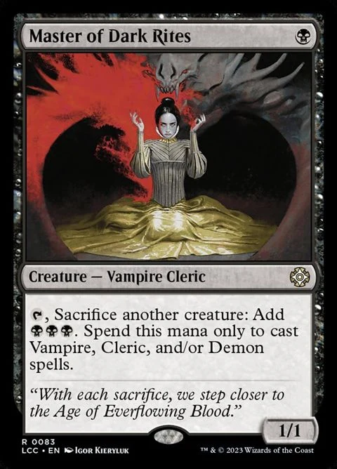 Master of Dark Rites (83) Non-Foil / Near Mint