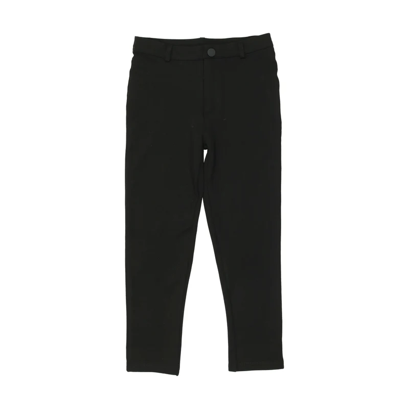 BOPOP BLACK KNIT STRETCH PANTS [FINAL SALE] 4