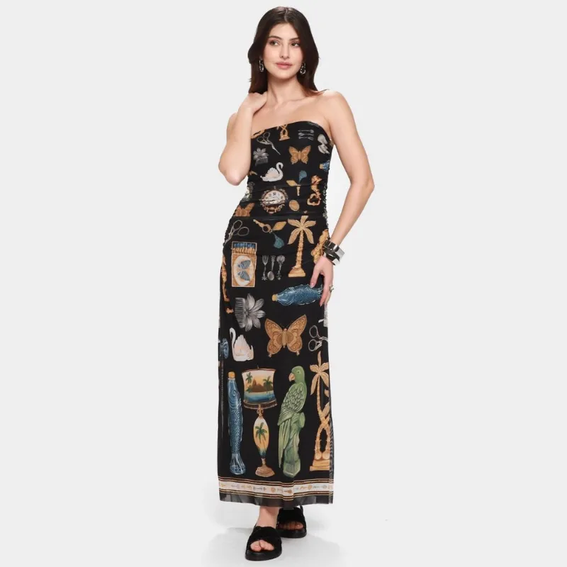 Vestido Farm Natureza - Feminino - Preto