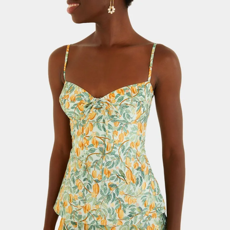 Blusa Farm Fruta Estrela Feminina - Feminino - Verde