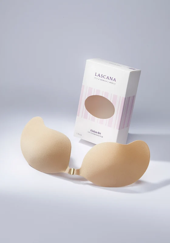 Lascana Perfect Basics Stick-on self adhesive bra, beige Toffee / B