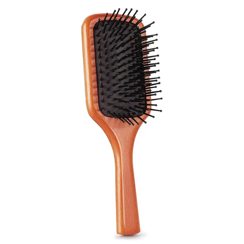 Escova De Cabelo De Almofada Natural Genérica Para Desembaraçar,3.8inch H X 2.5inch W